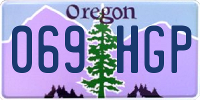 OR license plate 069HGP