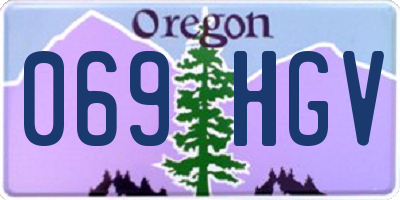 OR license plate 069HGV