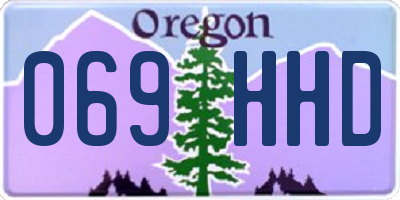 OR license plate 069HHD