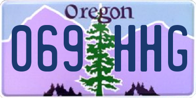 OR license plate 069HHG