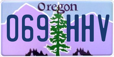 OR license plate 069HHV