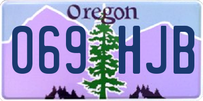 OR license plate 069HJB