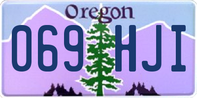 OR license plate 069HJI