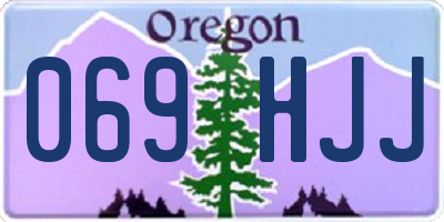 OR license plate 069HJJ