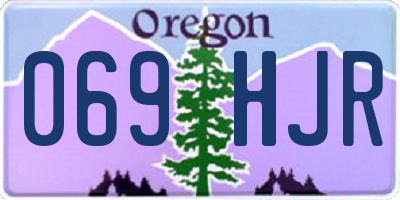 OR license plate 069HJR