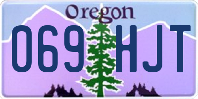 OR license plate 069HJT