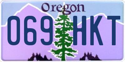 OR license plate 069HKT