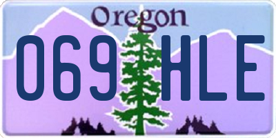 OR license plate 069HLE