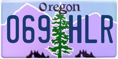 OR license plate 069HLR