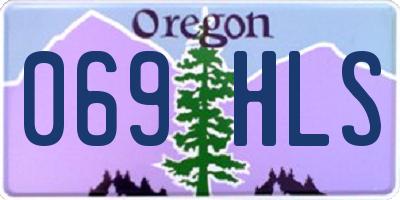 OR license plate 069HLS