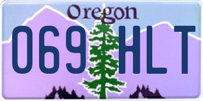 OR license plate 069HLT