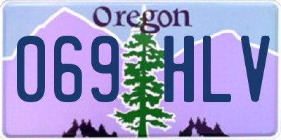 OR license plate 069HLV