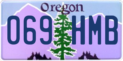 OR license plate 069HMB
