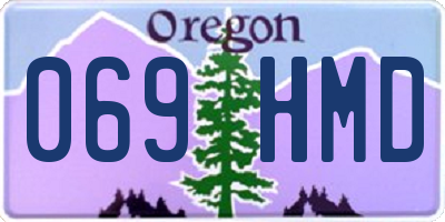 OR license plate 069HMD