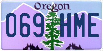 OR license plate 069HME