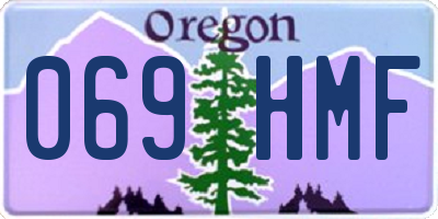 OR license plate 069HMF
