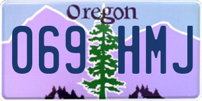 OR license plate 069HMJ