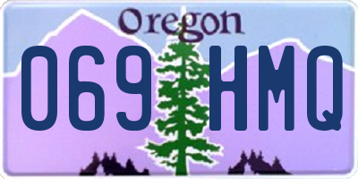 OR license plate 069HMQ