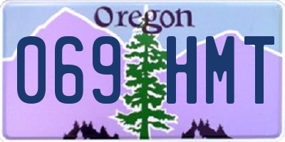 OR license plate 069HMT