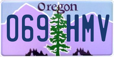 OR license plate 069HMV
