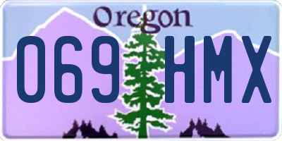 OR license plate 069HMX
