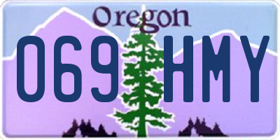 OR license plate 069HMY