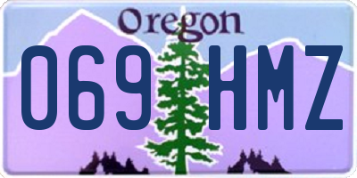 OR license plate 069HMZ