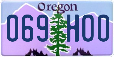 OR license plate 069HOO