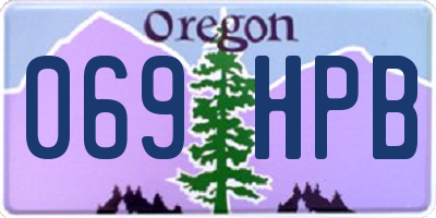 OR license plate 069HPB