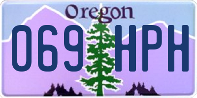 OR license plate 069HPH