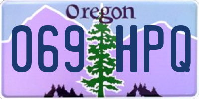 OR license plate 069HPQ