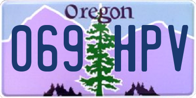 OR license plate 069HPV