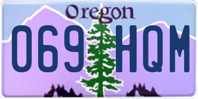OR license plate 069HQM