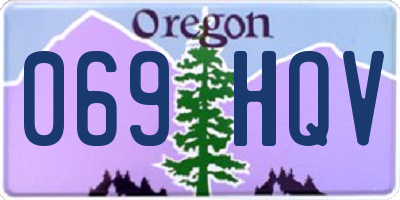OR license plate 069HQV