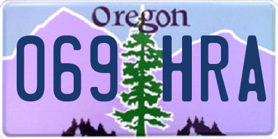 OR license plate 069HRA