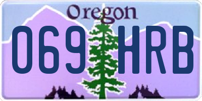 OR license plate 069HRB