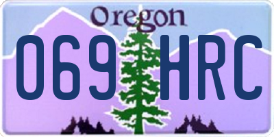 OR license plate 069HRC