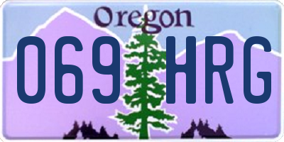 OR license plate 069HRG