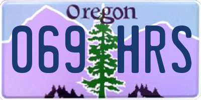 OR license plate 069HRS
