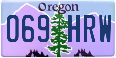 OR license plate 069HRW