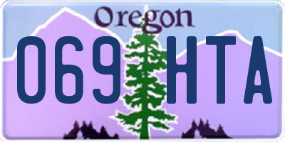 OR license plate 069HTA