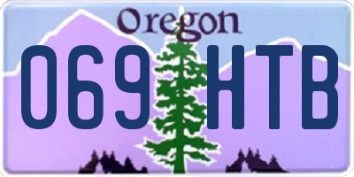 OR license plate 069HTB