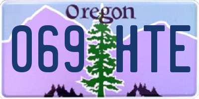 OR license plate 069HTE