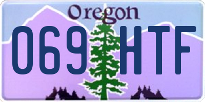 OR license plate 069HTF