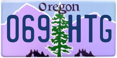 OR license plate 069HTG