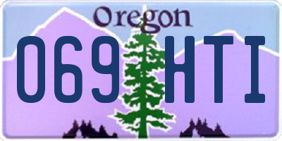 OR license plate 069HTI
