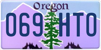 OR license plate 069HTO