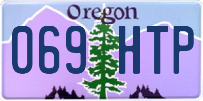OR license plate 069HTP