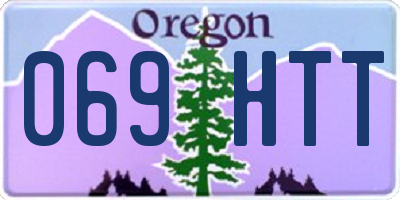 OR license plate 069HTT