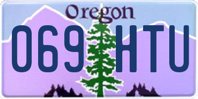 OR license plate 069HTU